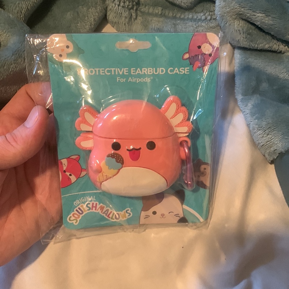 Archie the axolotl squishmallow airpod case NWT still sealed